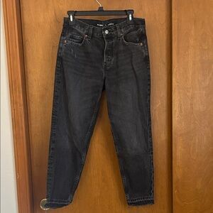 Old Navy High-Rise Slouchy Taper Fit Women’s Black Jeans